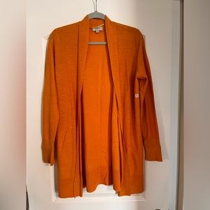 Golden rod/ yellow long cardigan